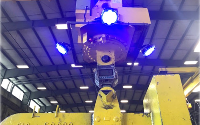 Crane Safety Blue Lights