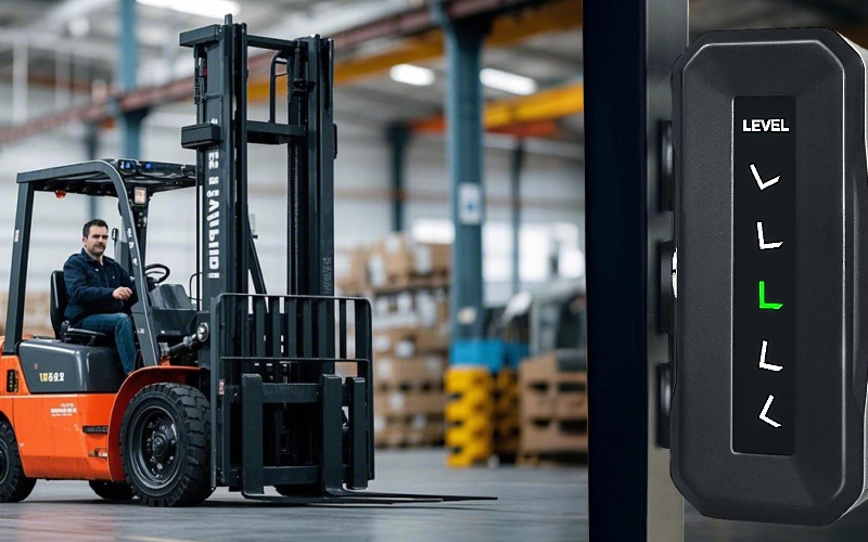 counterbalance forklift level indicator