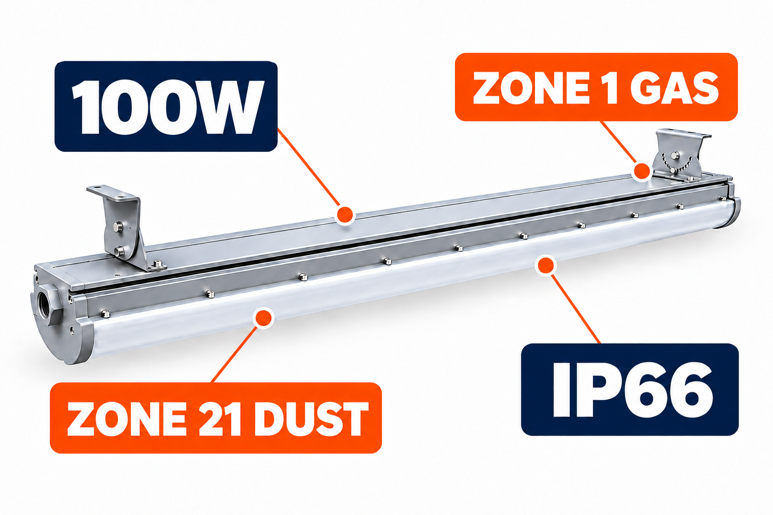 high power hazardous area LED light