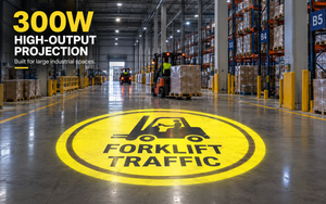 high-lumen industrial gobo light
