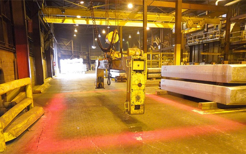 Overhead Crane Warning Zone