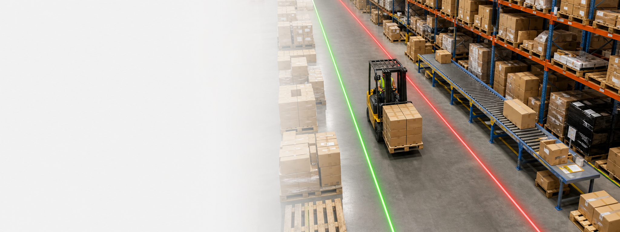 Virtual Line Lasers