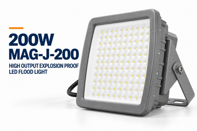 Lumină de inundație cu LED antiexplozie de 200 W | 24000 lumeni
