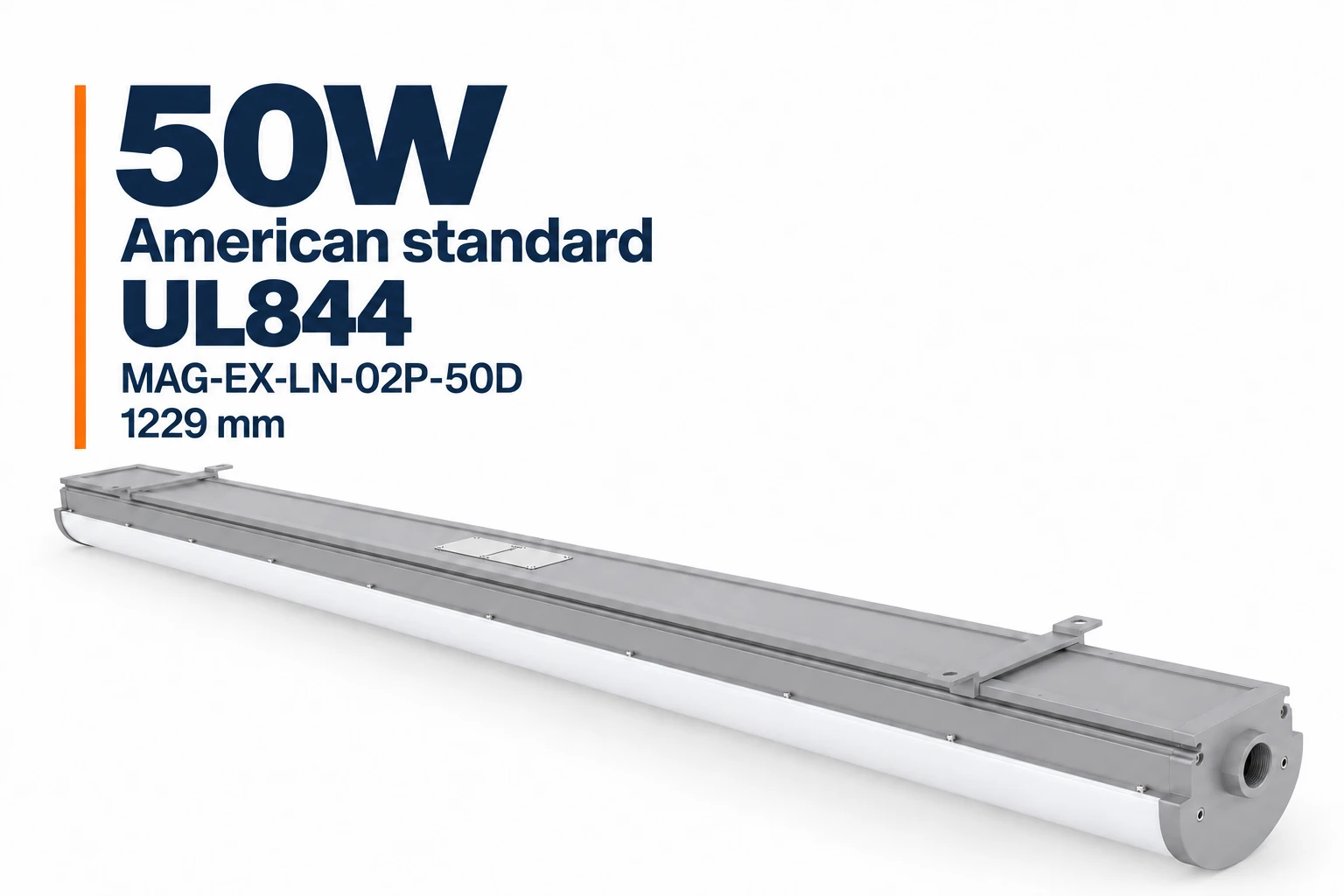 MAG-EX-LN-02P-50D 50W long-body LED light, American standard UL844