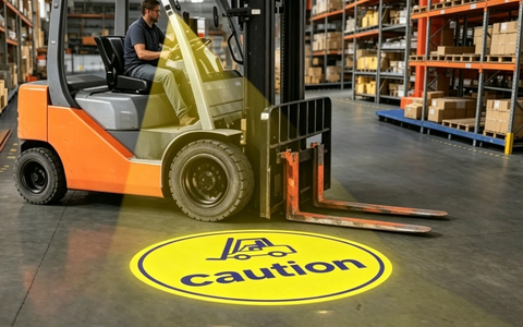 Projectors for safety signage