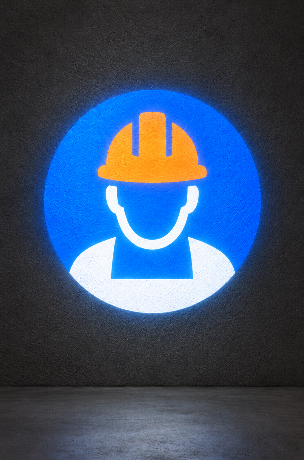 Multi-color safety graphic projection
