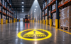 150W Industrial Gobo Projector for Warehouse Safety Signs