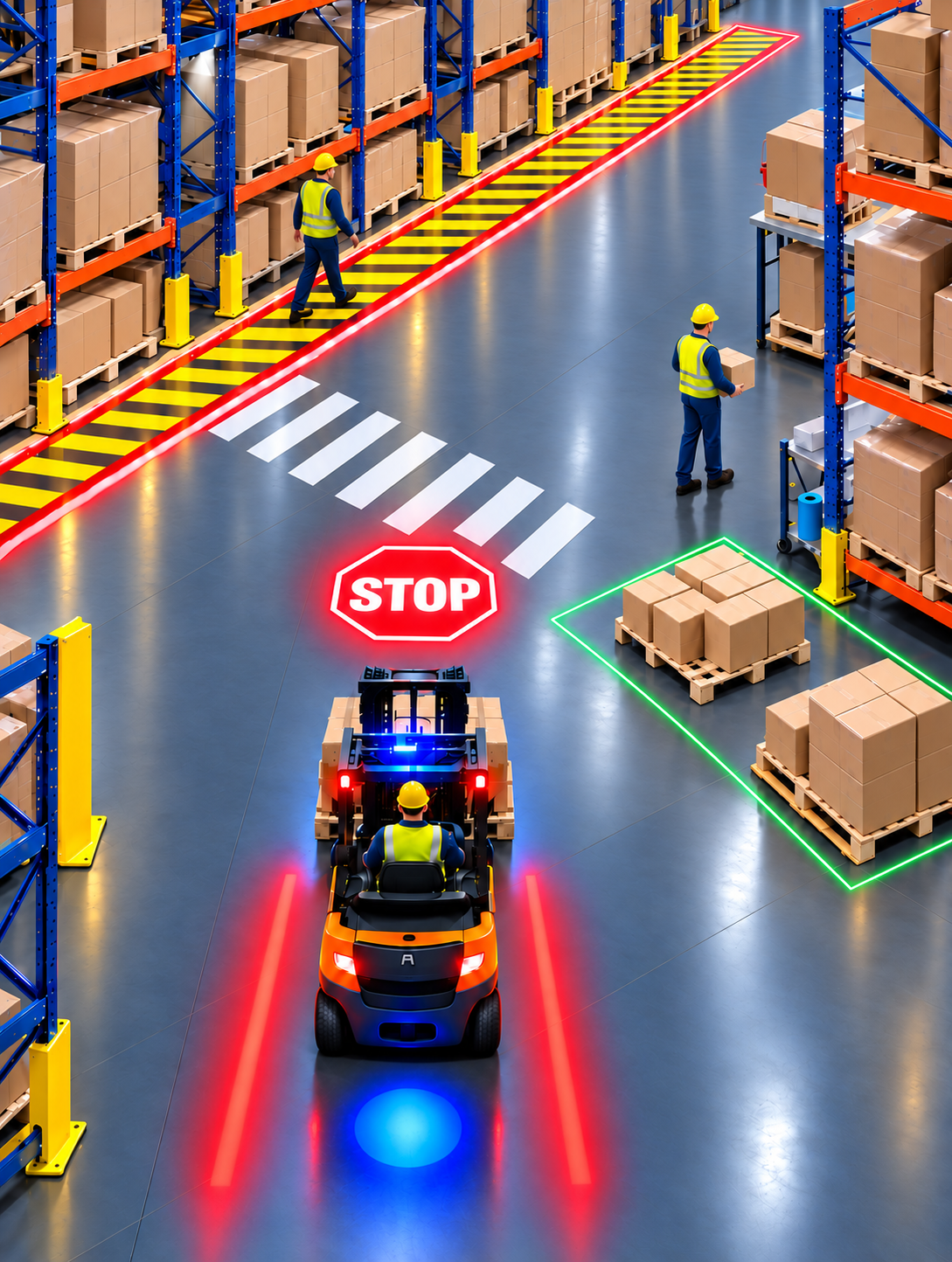 Warehouse Safety Lighting Solution