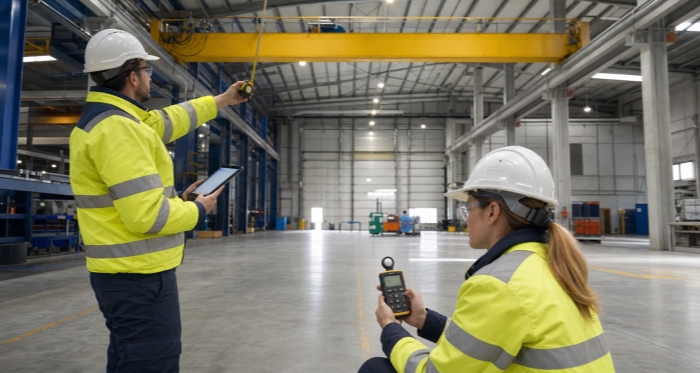 overhead load warning system