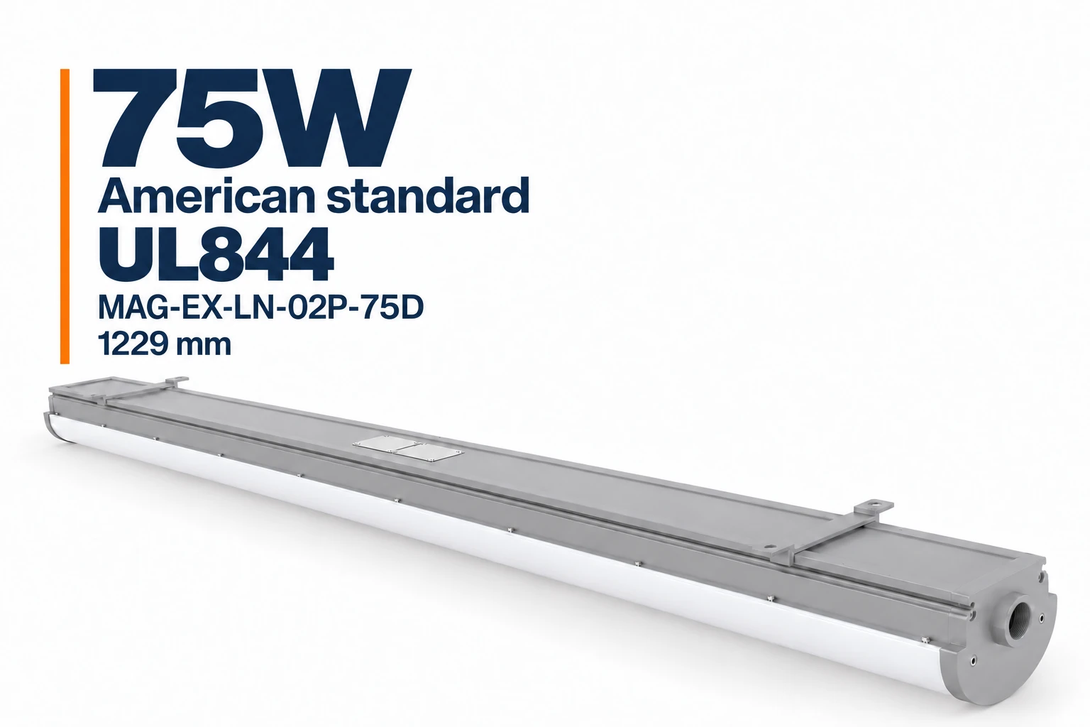 MAG-EX-LN-02P-75D 75W linear LED light, American standard UL844