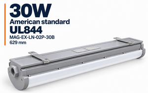 Lampu linear LED kalis letupan 30W