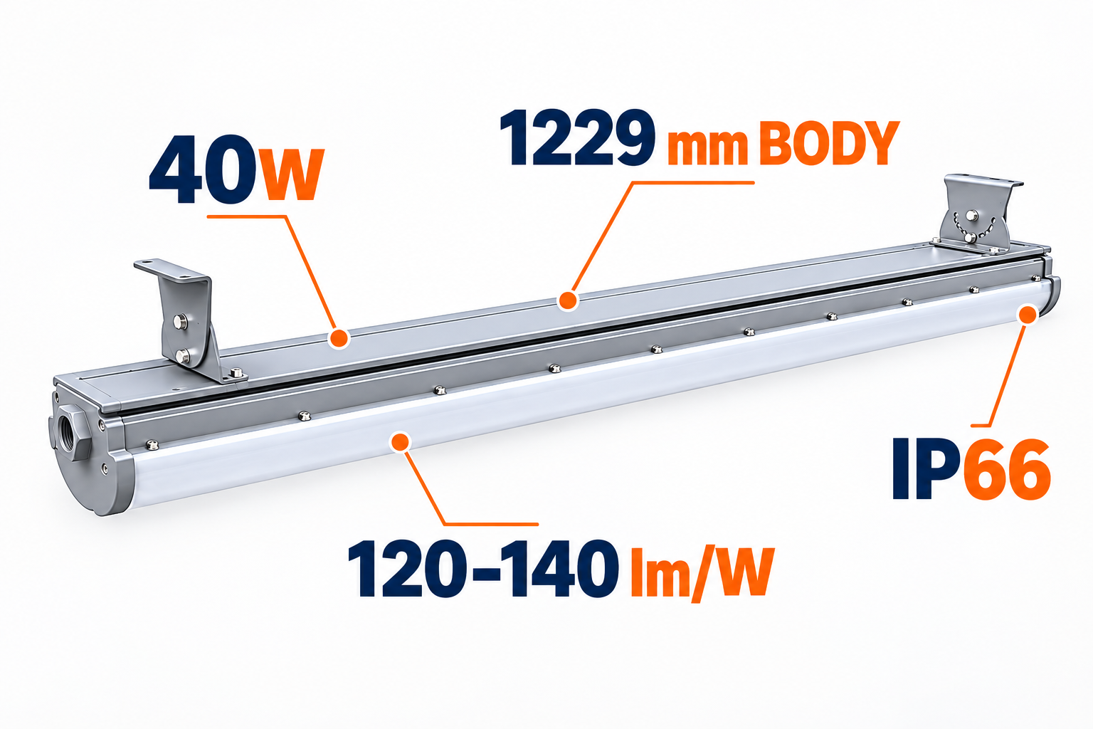 long body hazardous area lighting