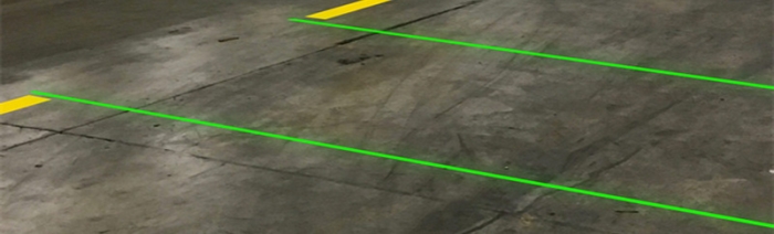green laser for floor marking