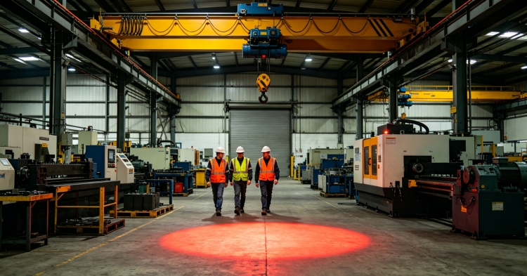 crane safety lighting systems
